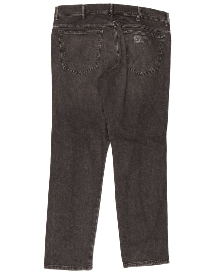 Jeans Wrangler Texas Slim da uomo W38 L34 cotone grigio