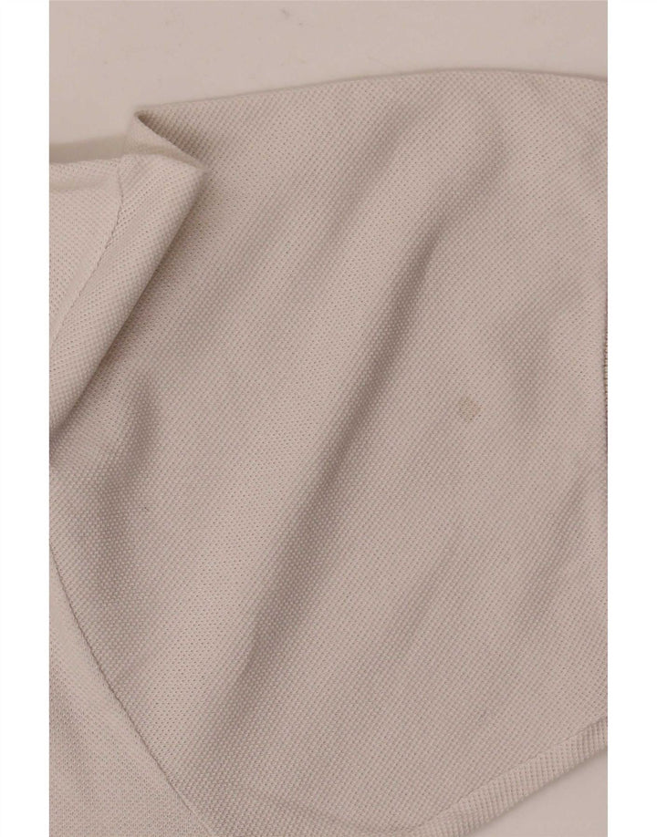 Polo da uomo Lacoste taglia 4 media in cotone bianco