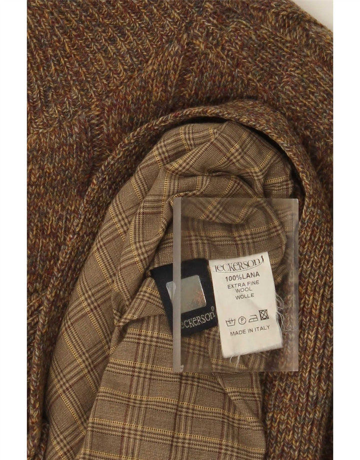 Maglione cardigan da uomo Jeckerson grande marrone