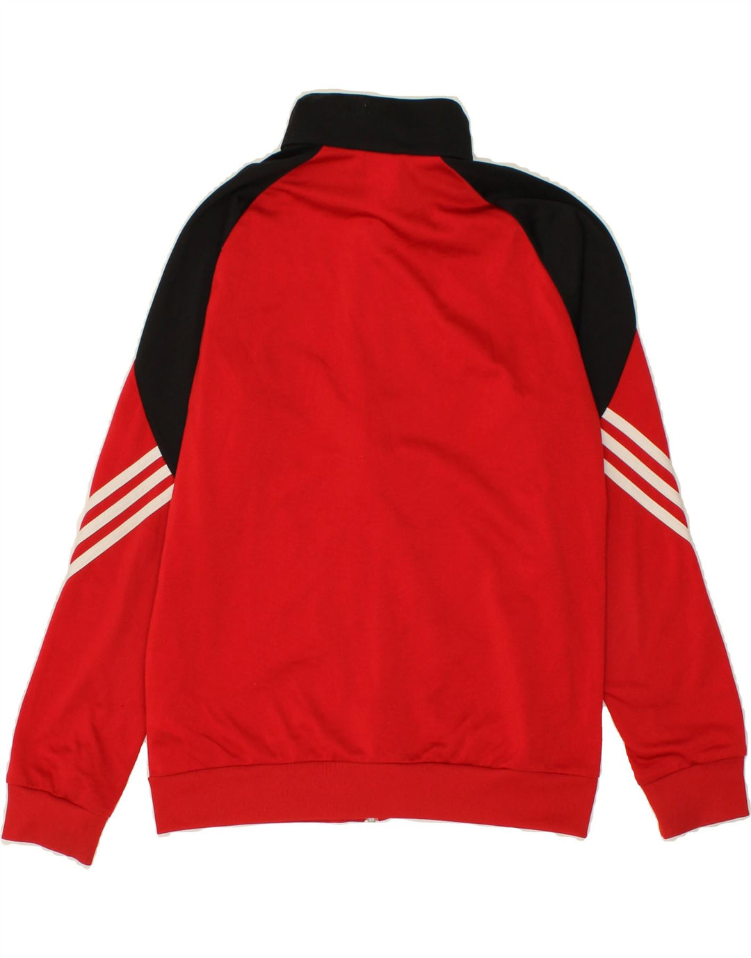 ADIDAS Boys Tracksuit Top Jacket 13-14 Years XL Red Colourblock Polyester Vintage Adidas and Second-Hand Adidas from Messina Hembry 