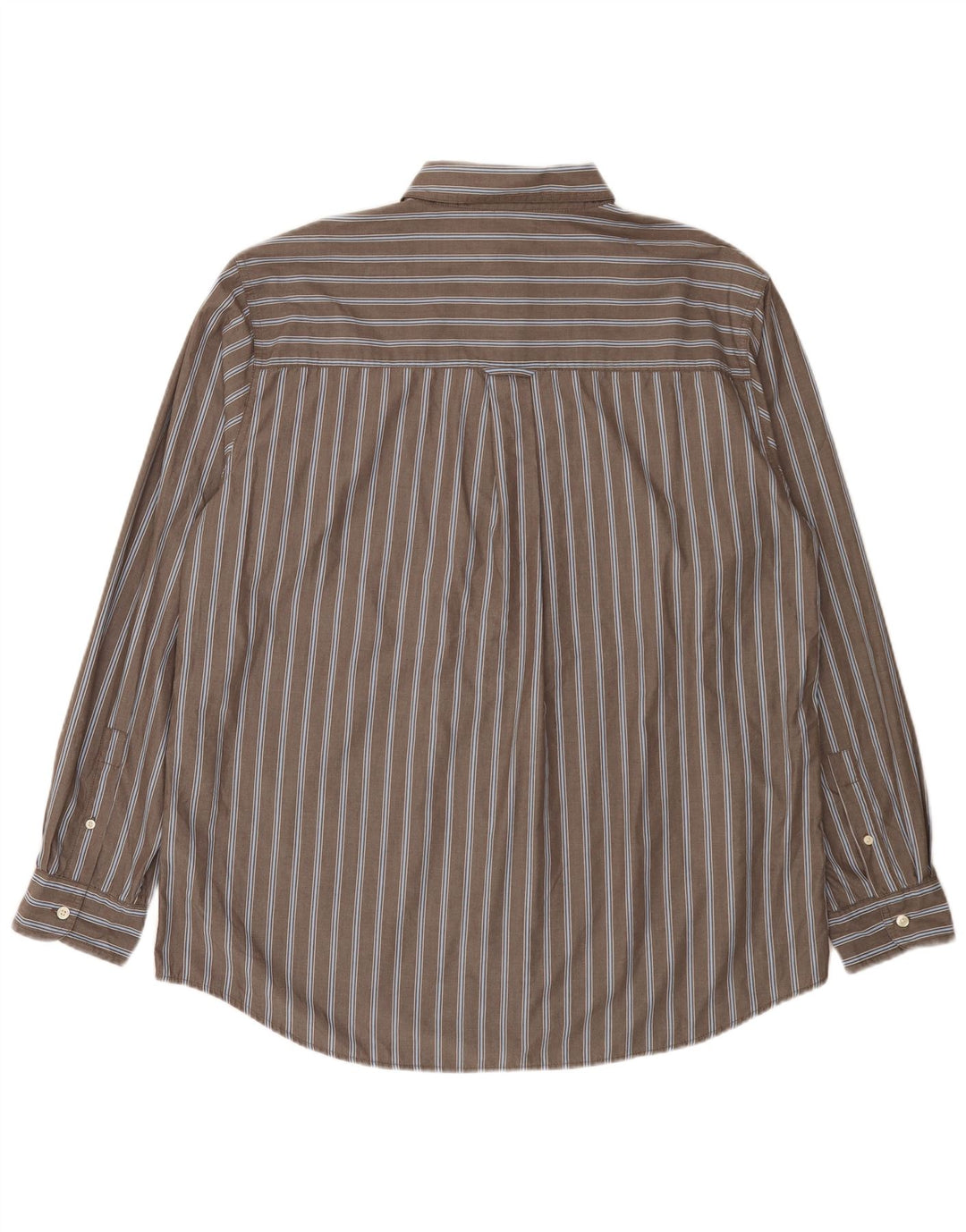 Camicia Chaps da uomo Easy Care XL in cotone gessato grigio