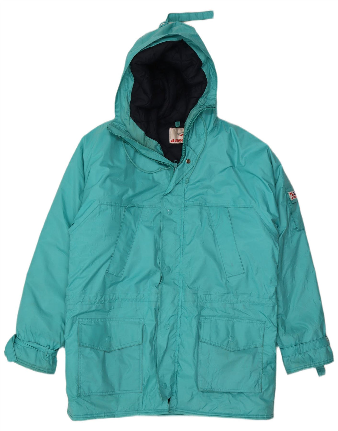 Giacca Parka da uomo con cappuccio J Jeantex IT 52 XL Blu Poliammide