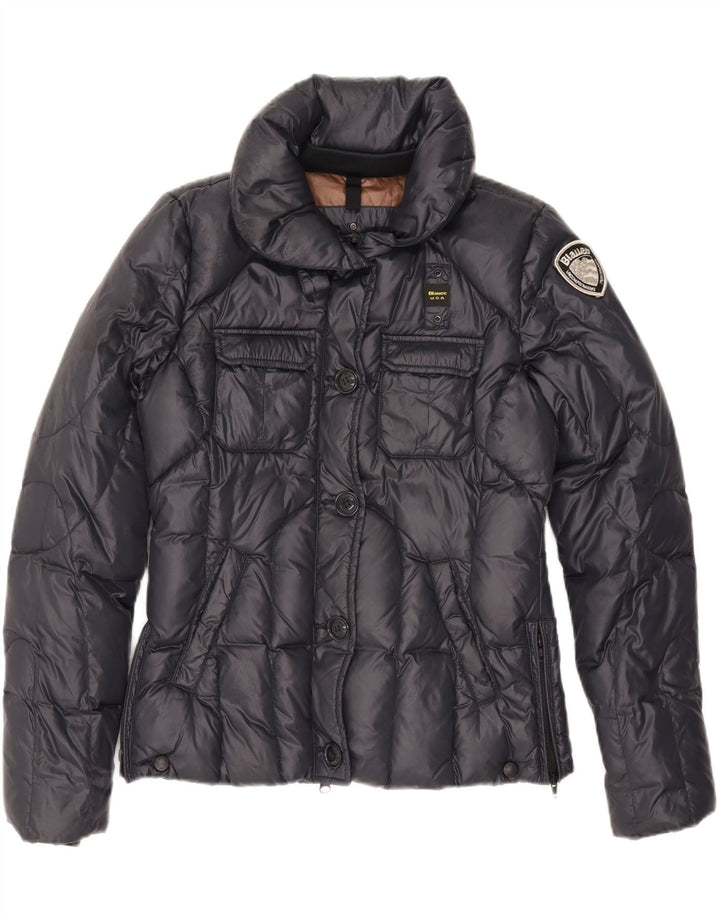 Giacca imbottita da donna Blauer UK 12 media blu navy in poliammide