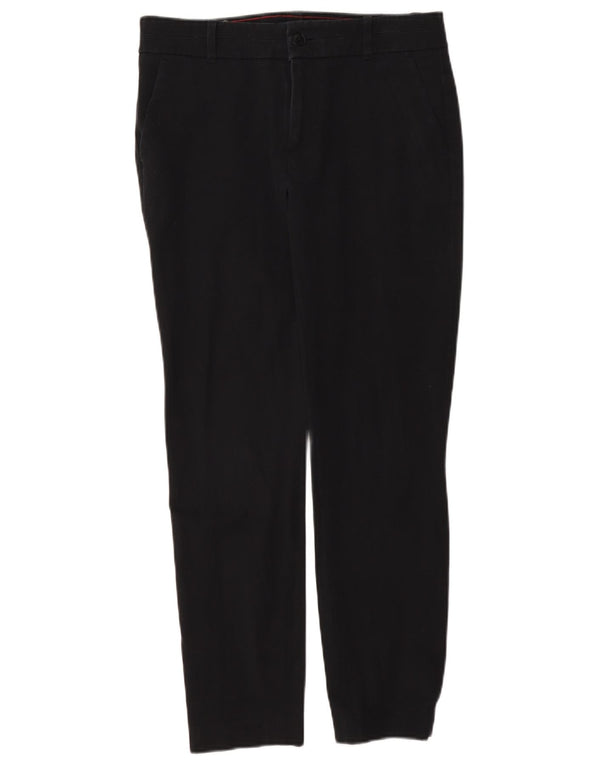 Pantaloni chino dritti da donna Tommy Hilfiger US 2 XS W25 L27 Blu Navy