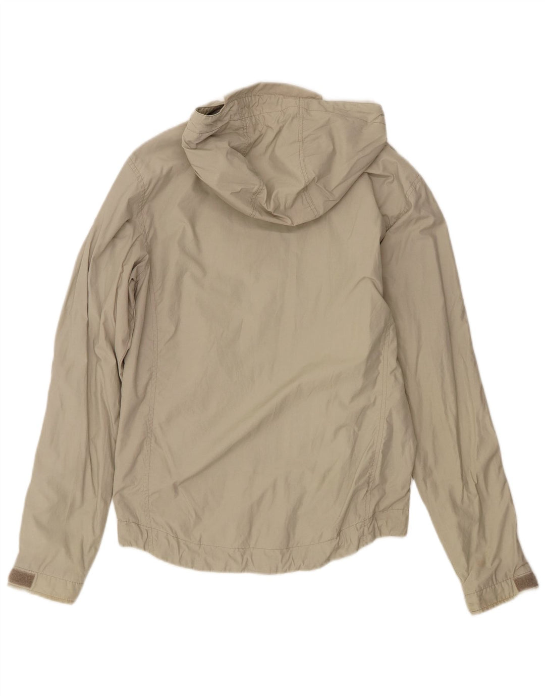 Giacca antipioggia con cappuccio da uomo Lyle & Scott UK 36 piccola in nylon beige