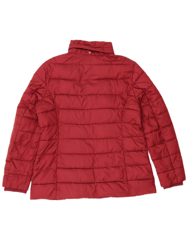 BARBOUR Womens Padded Jacket UK 18 XL Burgundy Synthetic