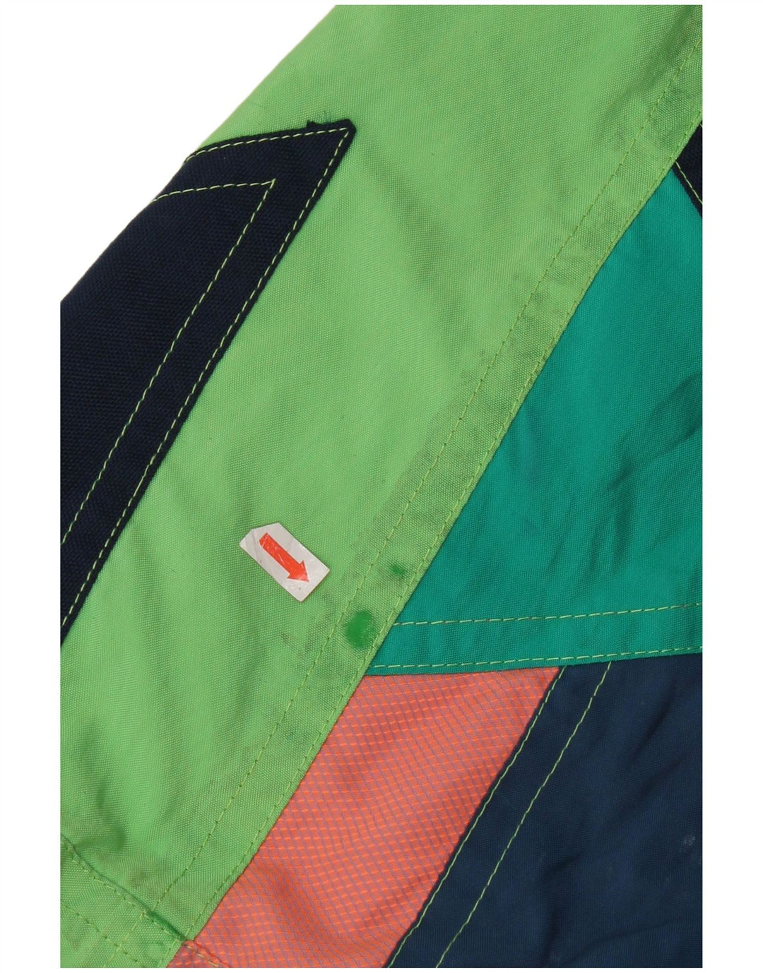 Giacca da sci con cappuccio da uomo Colmar IT 52 Large Green Colourblock