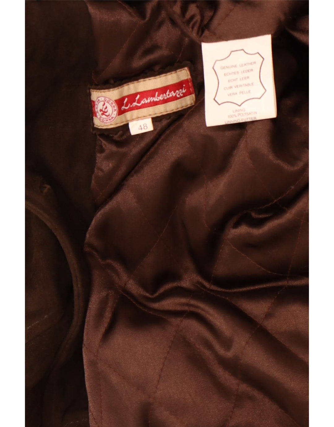 Soprabito Donna L.Lambertazzi in Pelle Scamosciata IT 48 XL Pelle Marrone