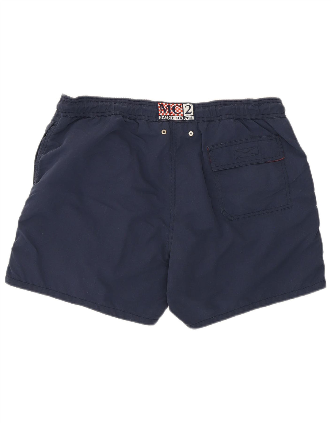 SAINT BARTH Mens Swimming Shorts XL  Navy Blue Polyamide