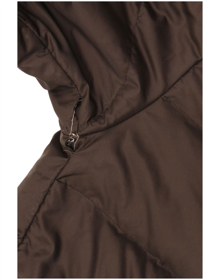 Giacca imbottita da donna Alberto Aspesi UK 16 Large Marrone Nylon