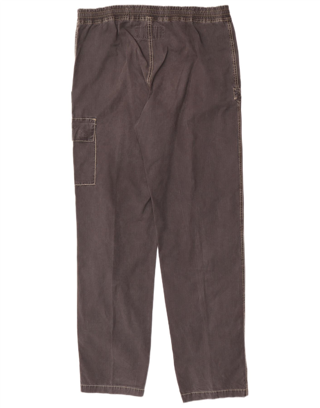 Pantaloni cargo dritti da uomo Murphy & Nye W36 L35 cotone grigio