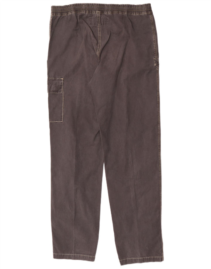 Pantaloni cargo dritti da uomo Murphy & Nye W36 L35 cotone grigio