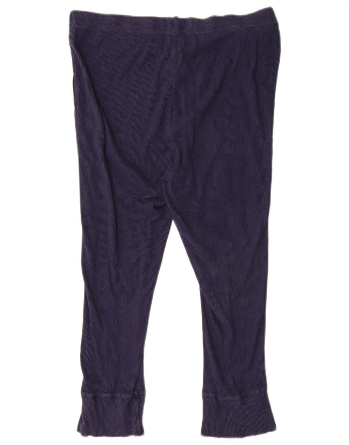 Leggings Capri da donna Marks & Spencer UK 14 cotone medio blu navy