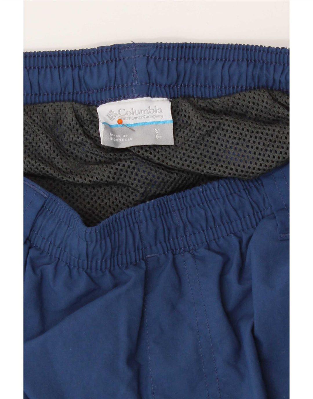 Pantaloncini sportivi cargo da uomo Columbia piccoli in nylon blu navy