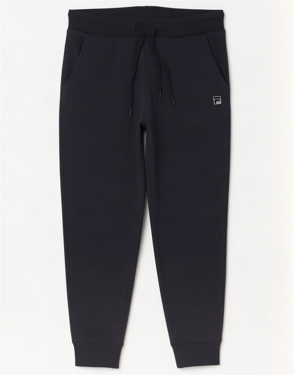 Fila Pantaloni da tuta da donna Joggers UK 14 Medio Blu Navy Cotone