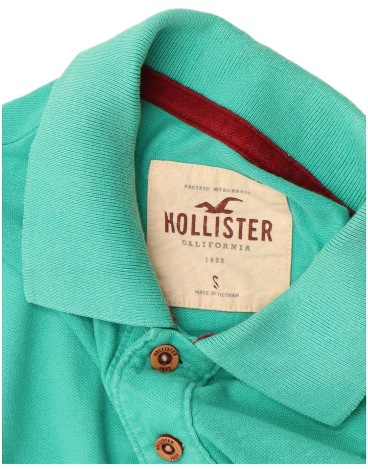 Polo Hollister da uomo piccola turchese