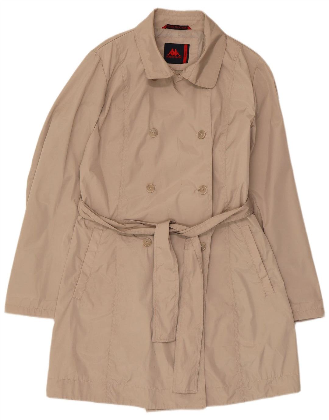 Trench Kappa da donna UK 18 XL Beige poliestere
