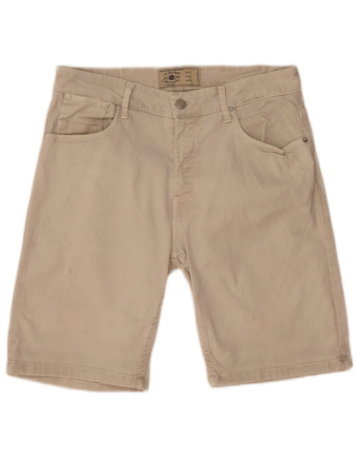 Pantaloncini casual da uomo Zara EU 42 Large W32 Beige