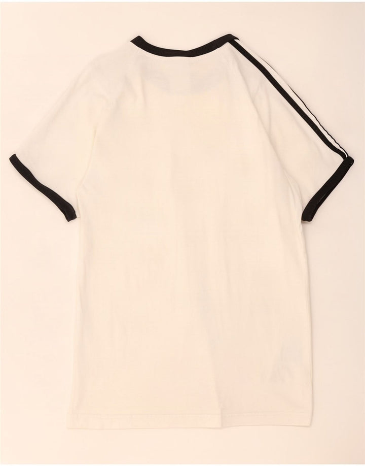 T-shirt da uomo Adidas Top Small in cotone bianco