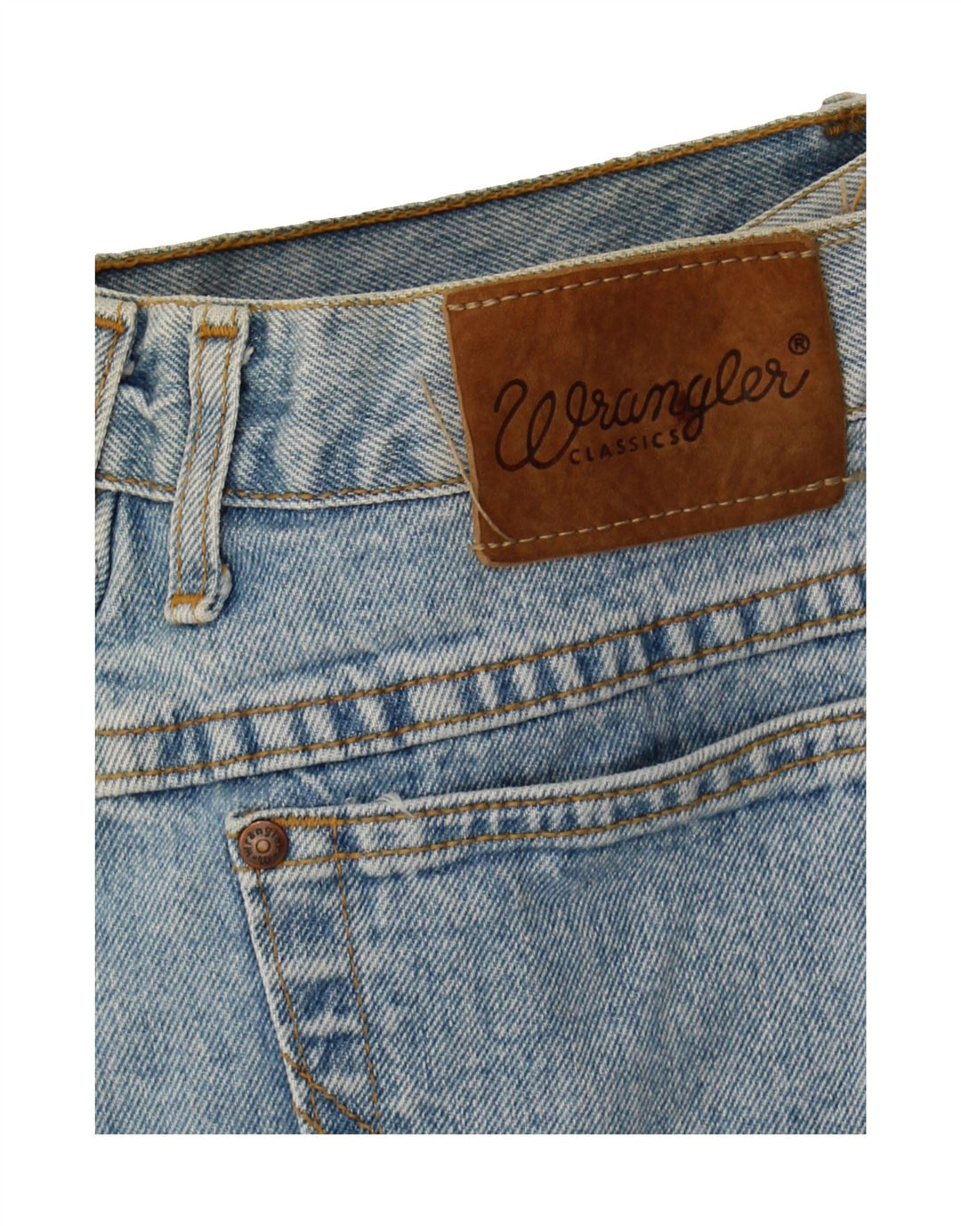 WRANGLER Mens Slim Jeans W32 L34 Blue Vintage Wrangler and Second-Hand Wrangler from Messina Hembry 