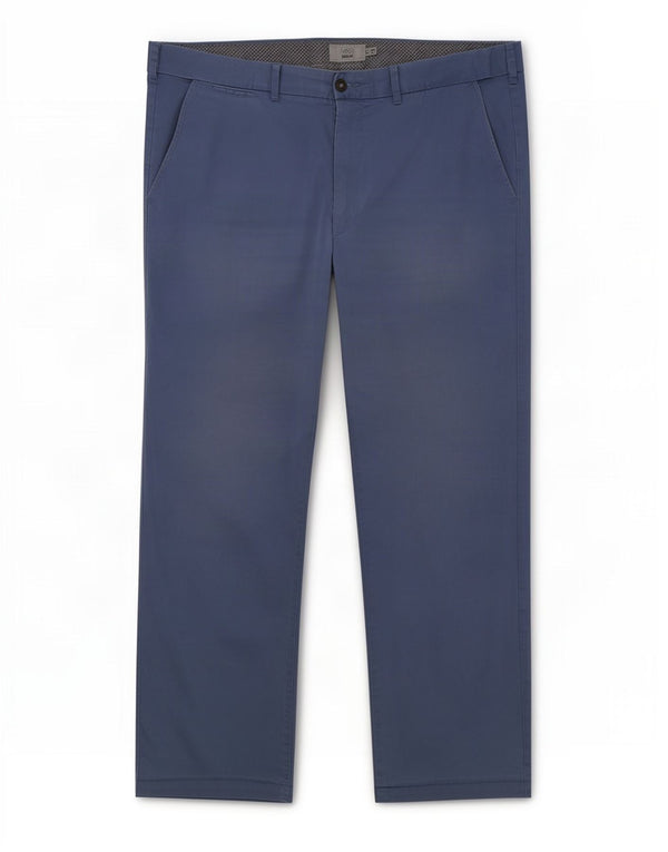 Pantaloni chino vestibilità regolare da uomo Marks & Spencer W38 L27 cotone blu