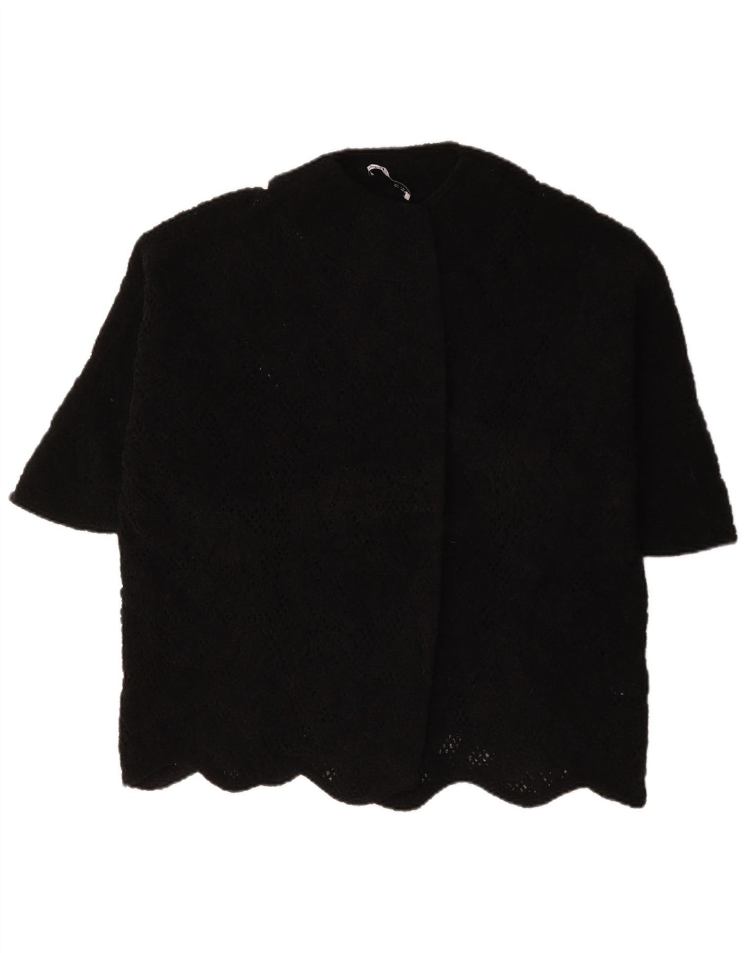 Giacca blazer oversize a maniche corte da donna Zara UK 14 media nera