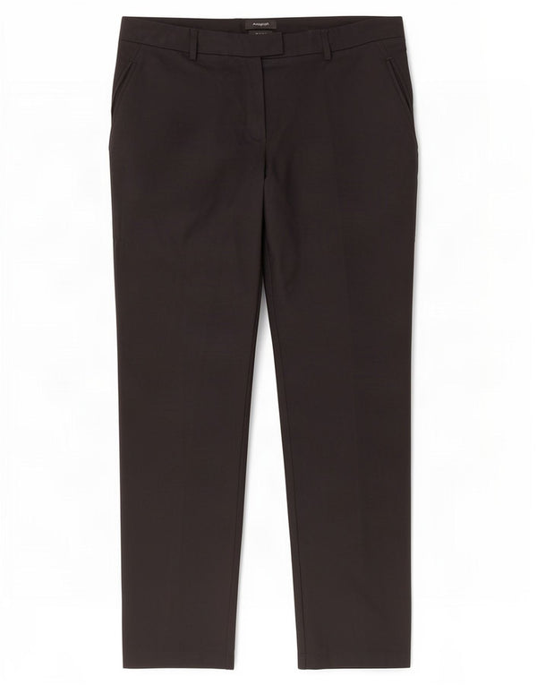 Pantaloni da completo da donna Marks & Spencer Autograph UK 18 XL W40 L30 Nero