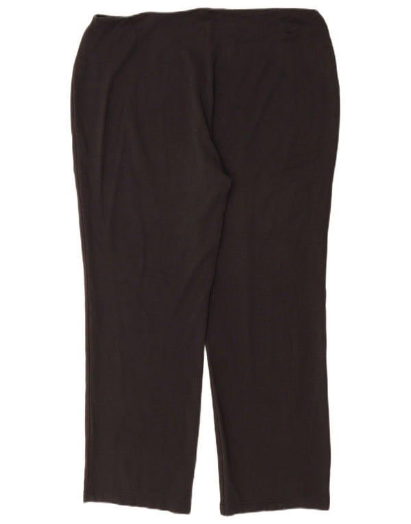 Pantaloni casual dritti da donna Marks & Spencer UK 16 Large W34 L28 neri
