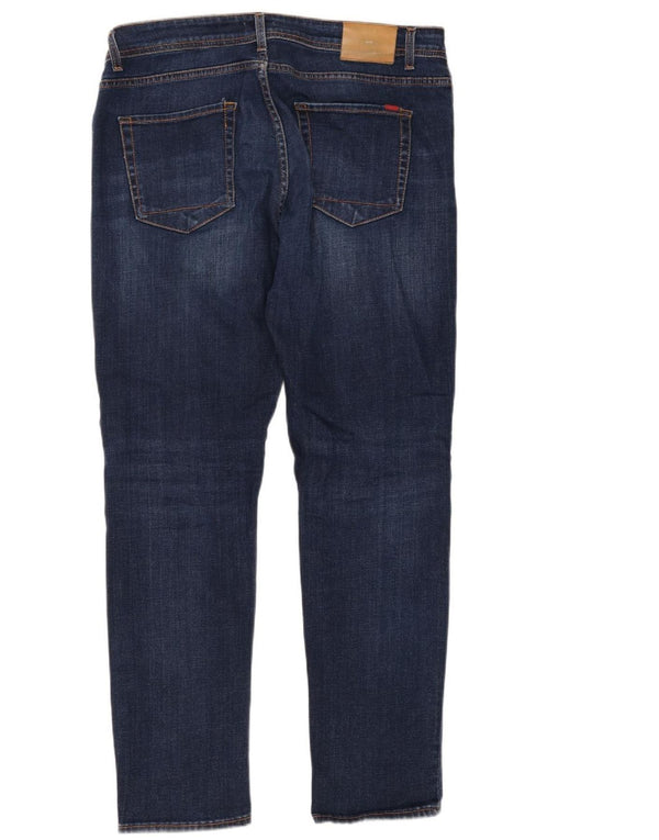 LIU JO Jeans dritti da uomo vestibilità regolare W38 L32 cotone blu