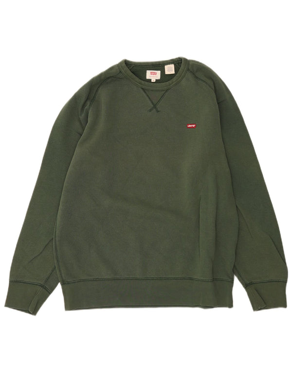Felpa da uomo Levi's verde medio