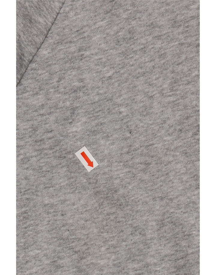 Felpa con cappuccio da uomo UNDER ARMOUR grande cotone chiazzato grigio