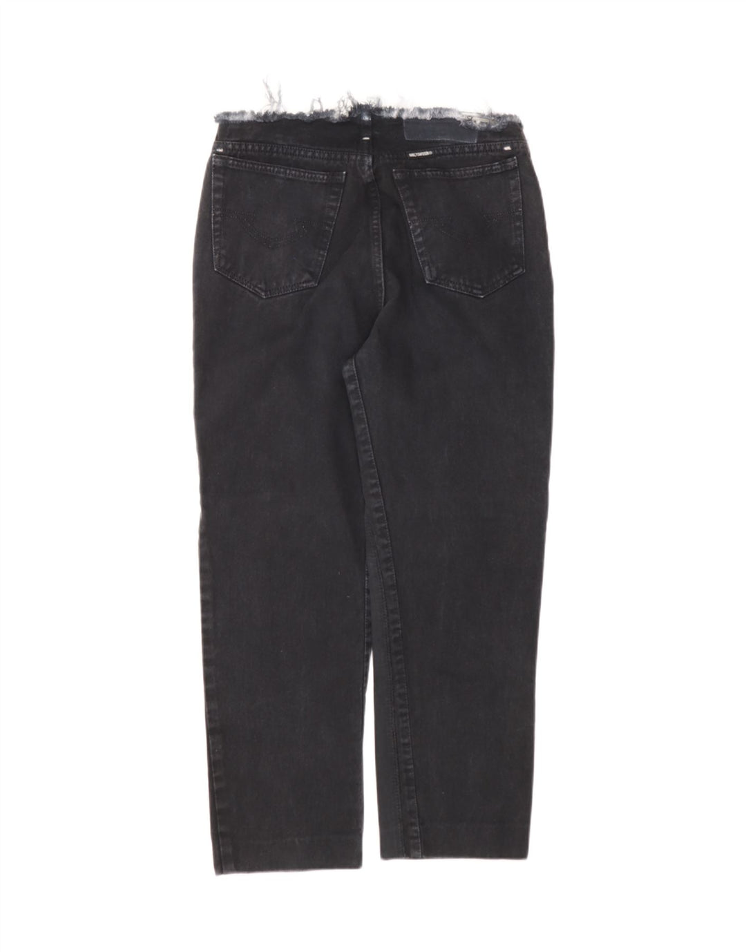 VINTAGE Womens Capri Jeans W30 L24 Black Vintage Vintage and Second-Hand Vintage from Messina Hembry 