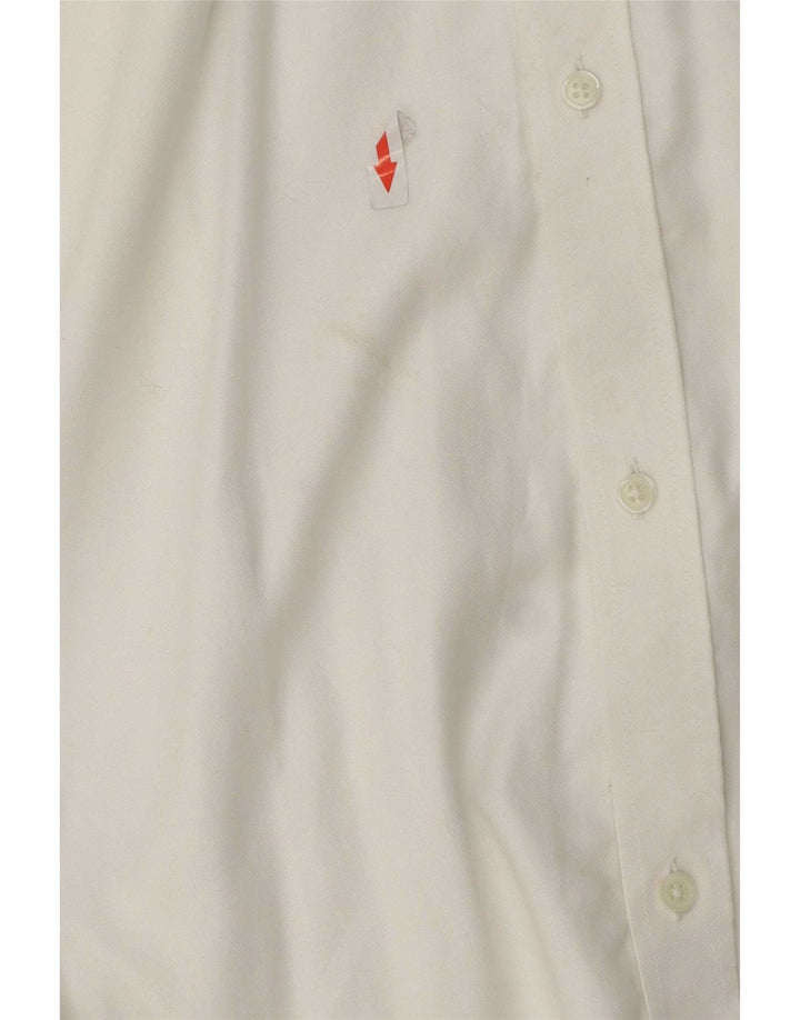 Camicia da uomo Jack & Jones grande in cotone bianco