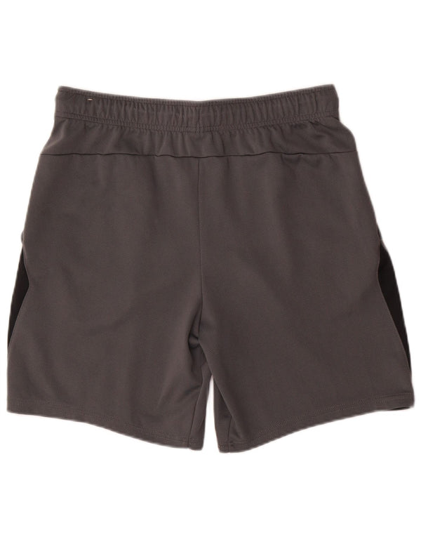 Pantaloncini sportivi Nike Dri Fit da uomo in poliestere color block grigio medio