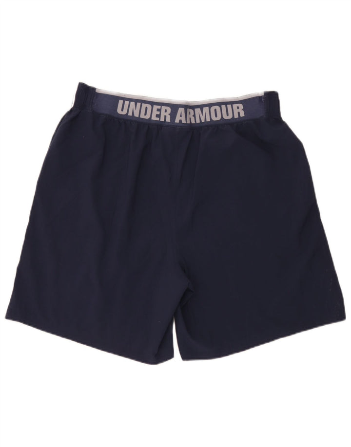 Pantaloncini sportivi grafici da uomo Under Armour XL blu navy