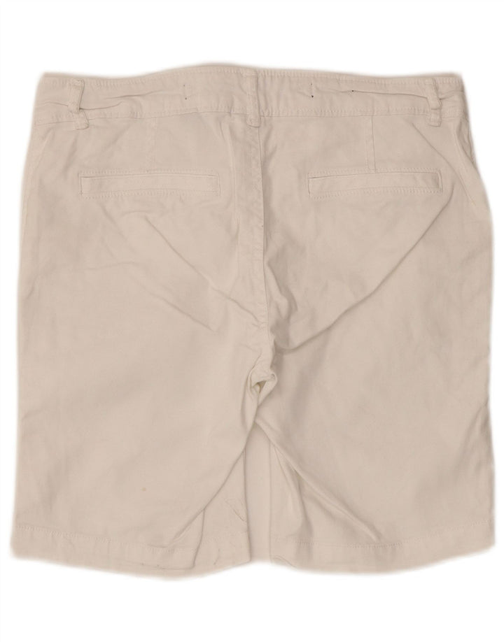 Pantaloncini chino da donna Superdry XS W30 cotone bianco