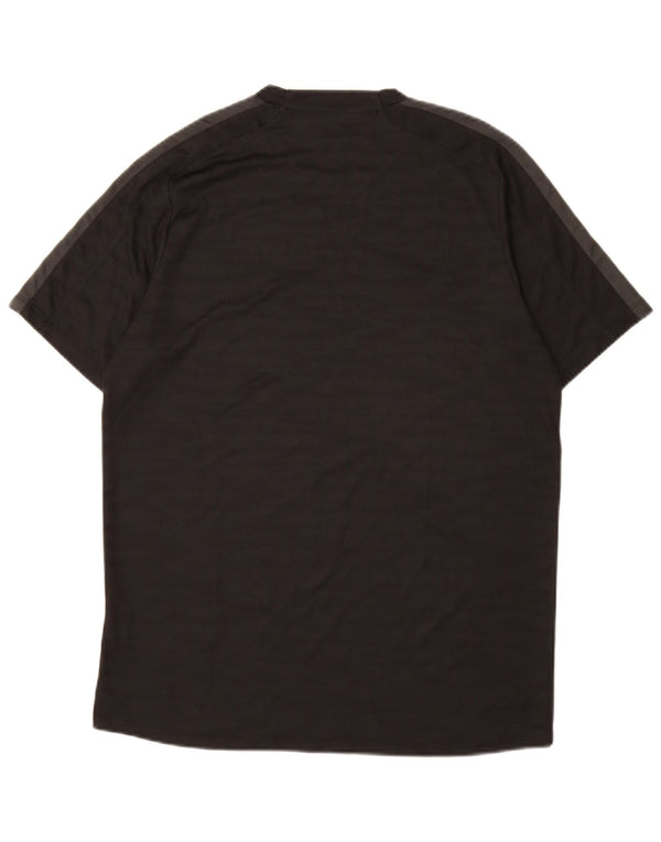 T-shirt Nike Dri Fit da uomo, grande, in poliestere nero