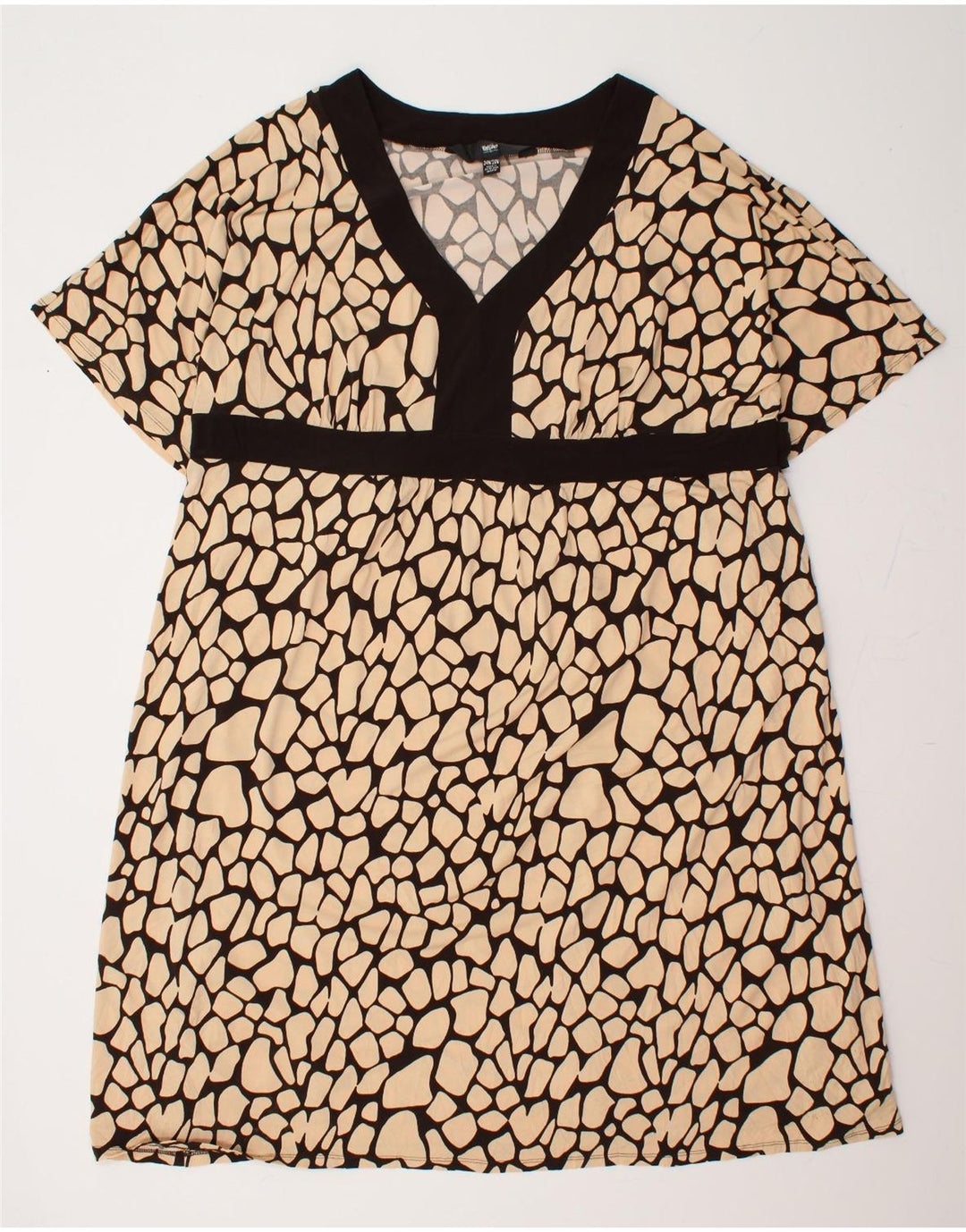 Abito tubino da donna MOSSIMO US 24 3XL Poliestere maculato beige