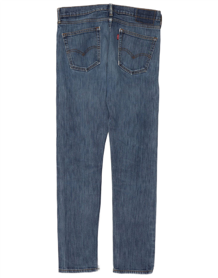 Jeans slim da uomo Levi's W33 L32 in cotone blu