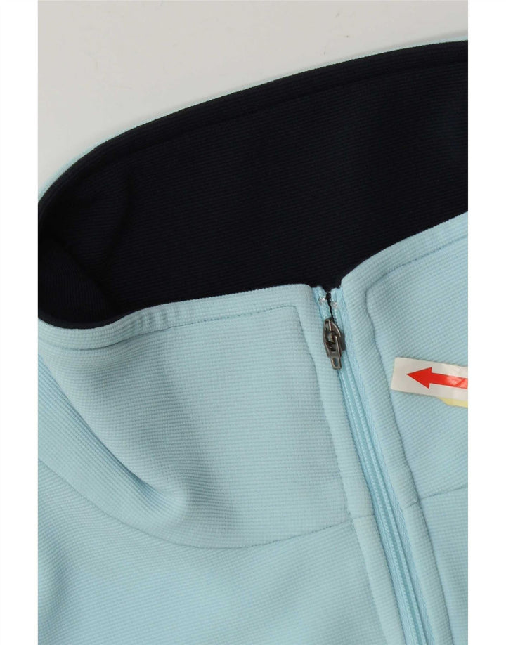 Giacca da tuta da donna Kappa UK 14 Poliestere color block blu medio