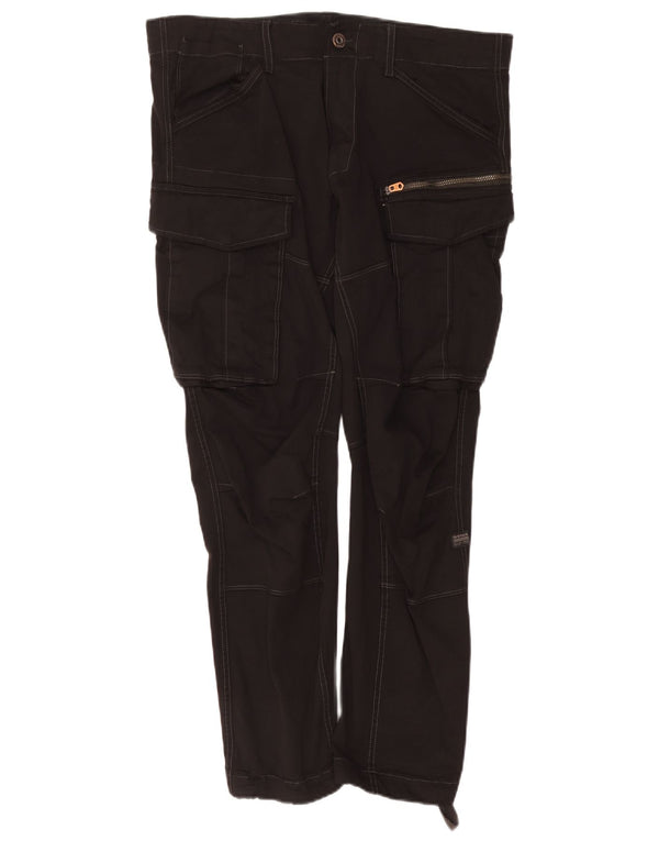Pantaloni cargo slim da uomo G-STAR W36 L32 cotone nero