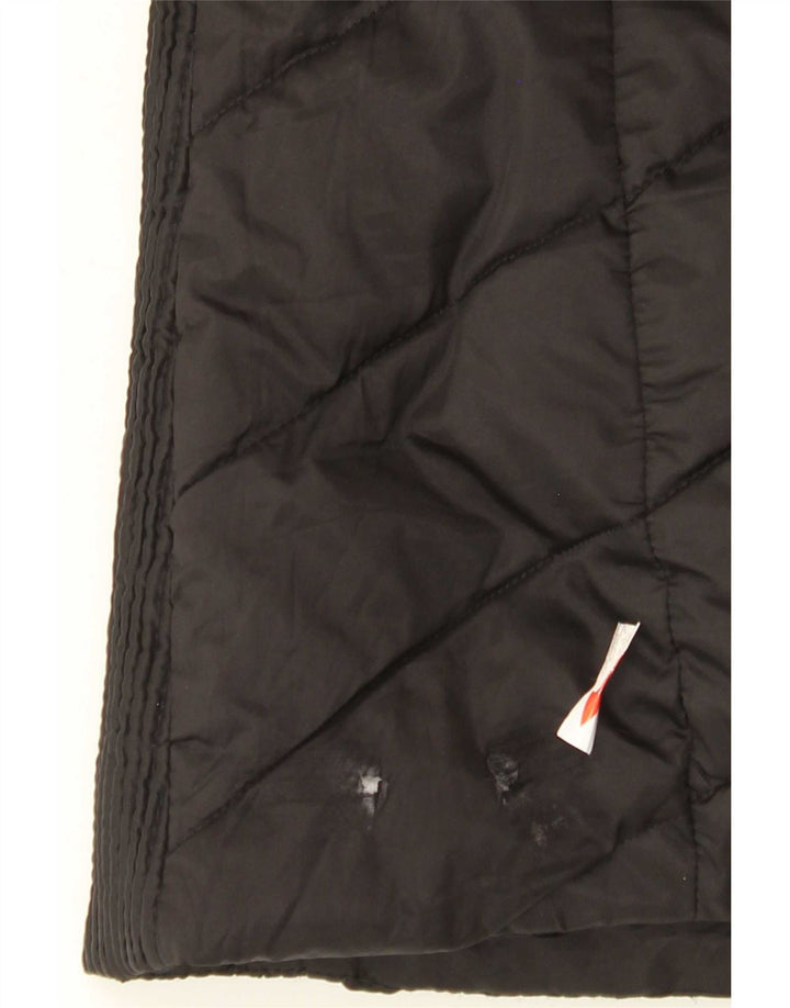 Giacca imbottita con cappuccio da donna Nautica UK 14 poliestere nero medio