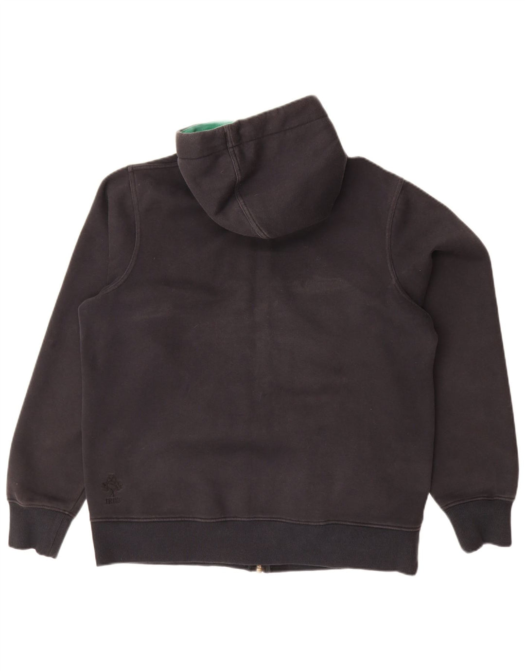 Maglione con cappuccio e zip da uomo CANTERBURY grande in cotone nero