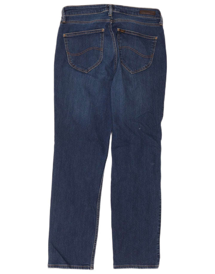 Jeans dritti Marion da donna Lee W31 L31 cotone blu