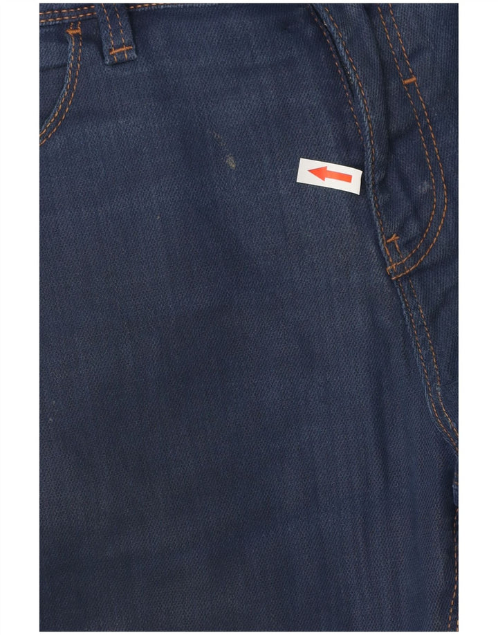 Jeans slim da uomo Zara EU 42 Large W32 L31 Blu navy