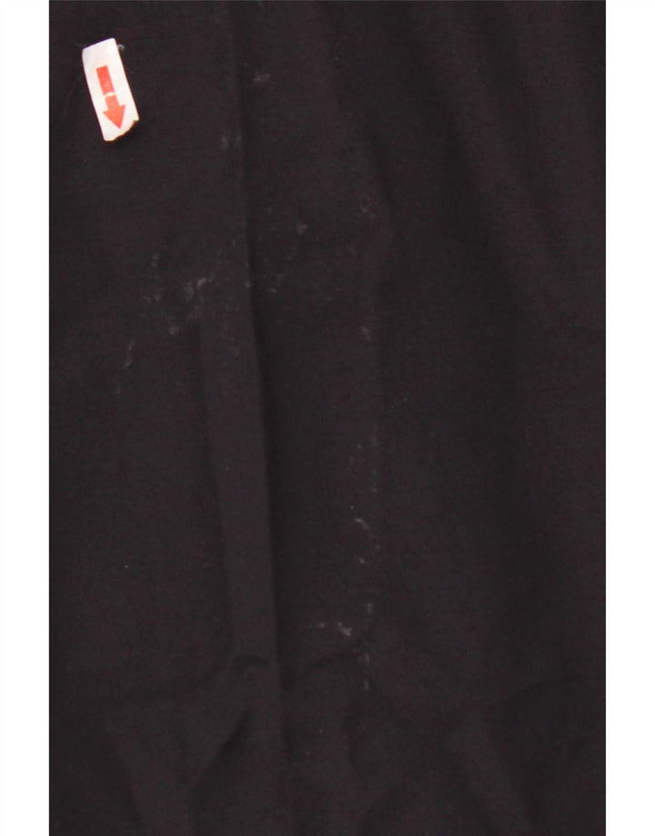 Pantaloni da abito dritti vintage da uomo IT 48 medi W30 L30 blu navy