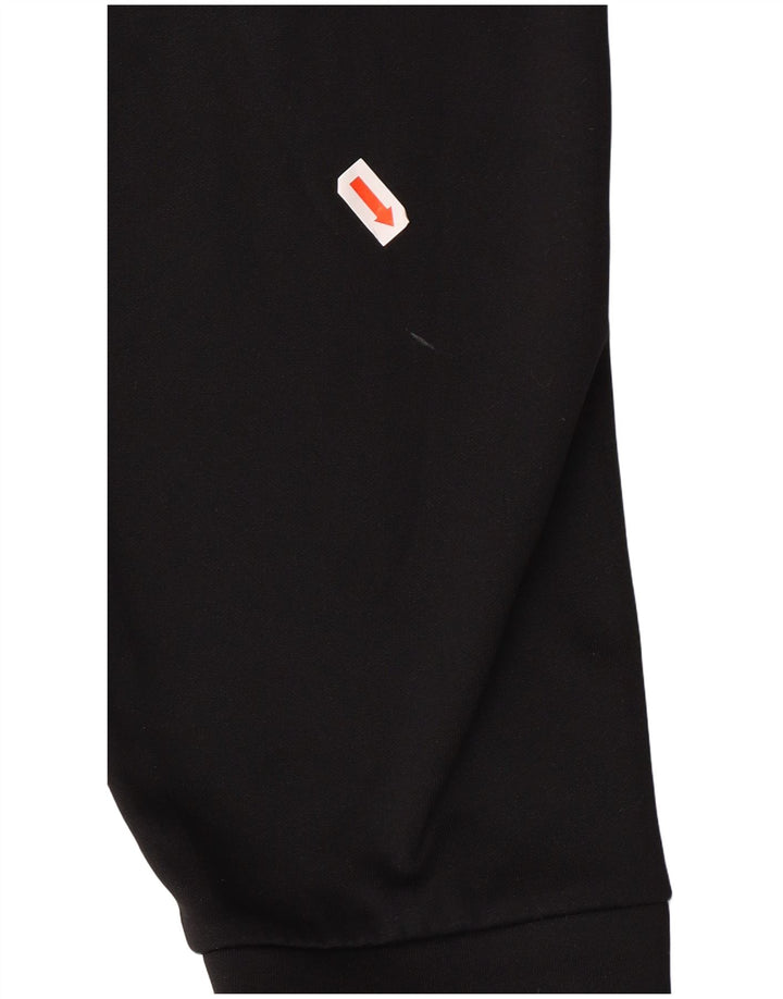 NIKE Felpa con cappuccio e zip Dri Fit da uomo in poliestere nero medio