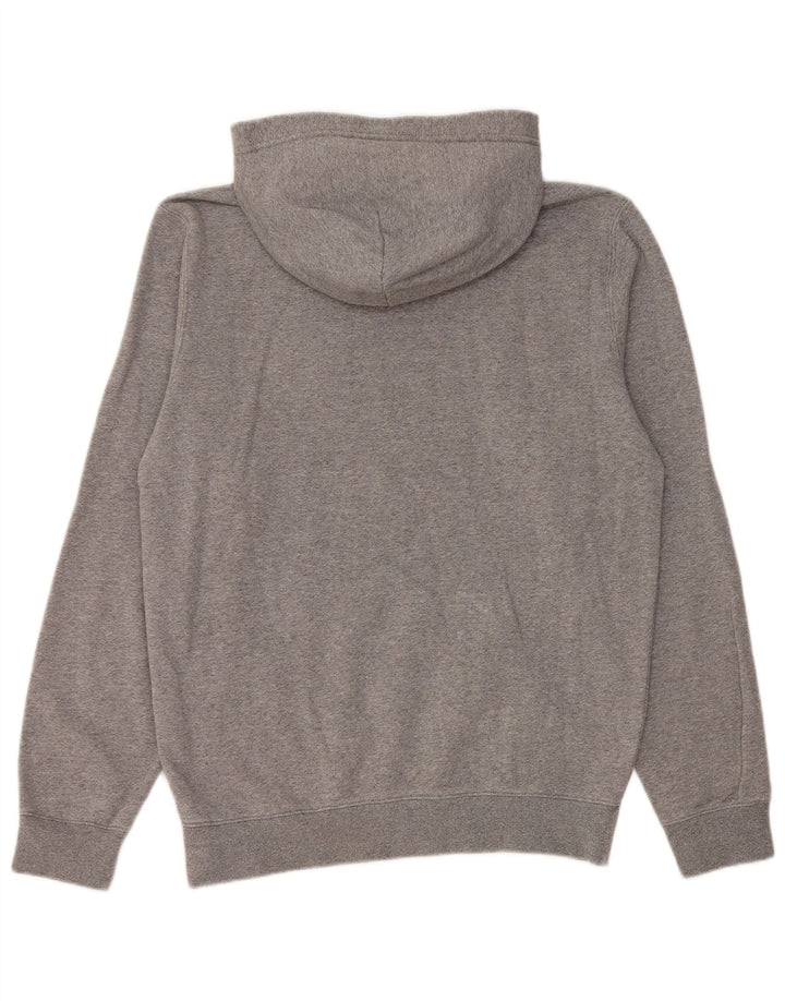 Maglione con cappuccio grafico da uomo CHAMPION in cotone grigio medio