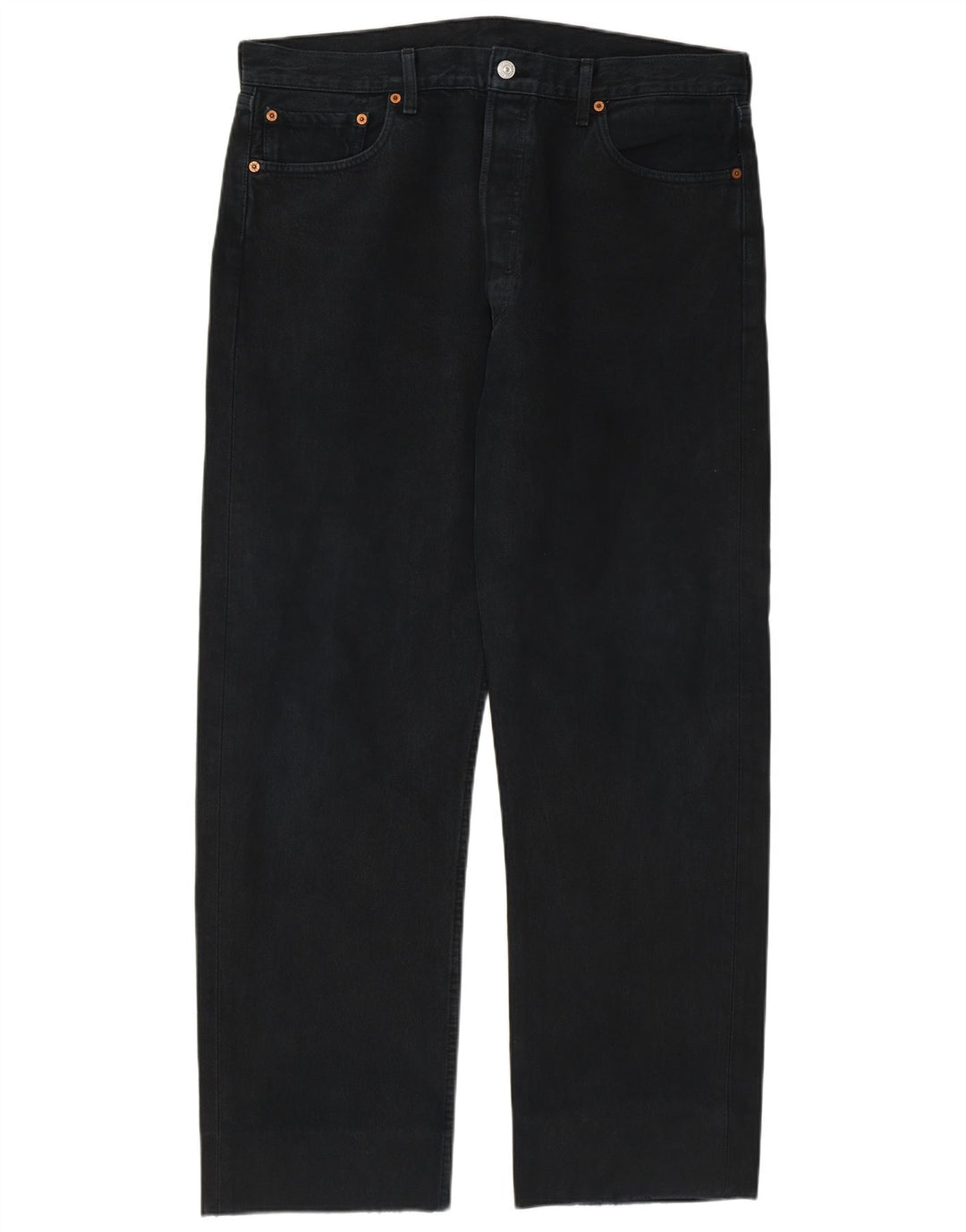 Jeans dritti da uomo Levi's W38 L31 cotone nero