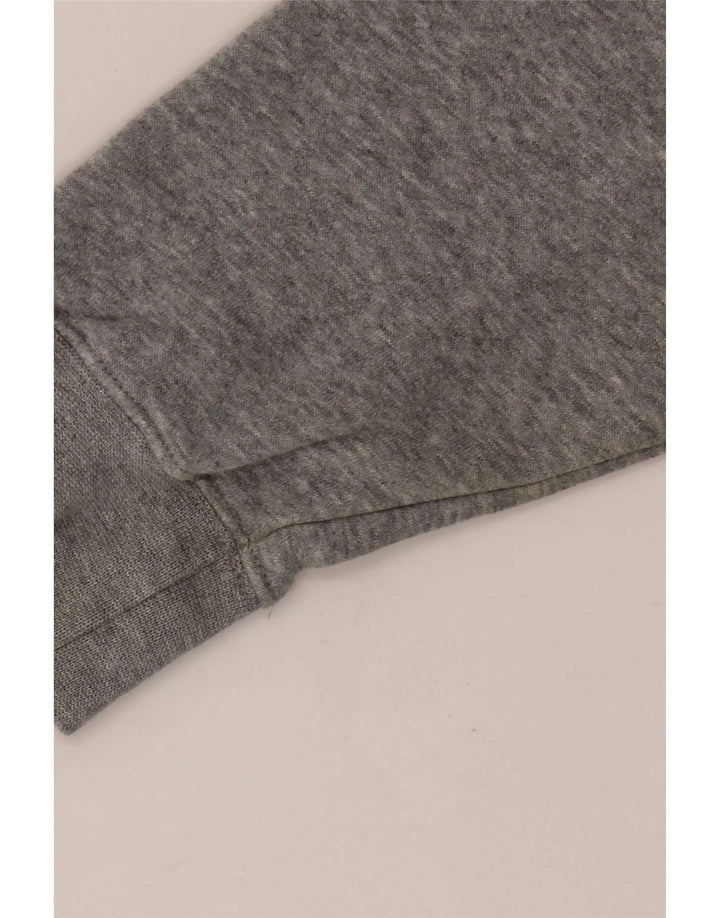 Felpa con cappuccio e zip Nike da uomo piccola in cotone grigio